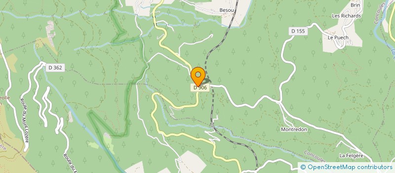 localisation de l'entreprise ENTREPRISE DAUDE  CONCOULES