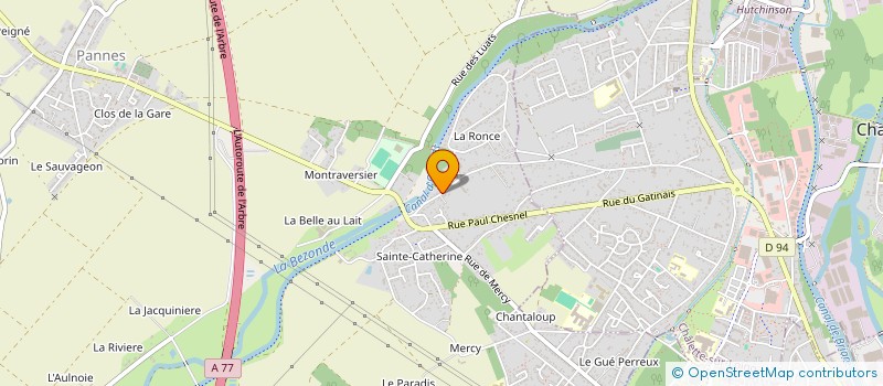 localisation de l'entreprise ENTREPRISE DAVAS à PANNES