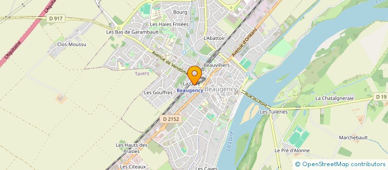 localisation de l'entreprise ENTREPRISE DAVID BERKE SARL à BEAUGENCY