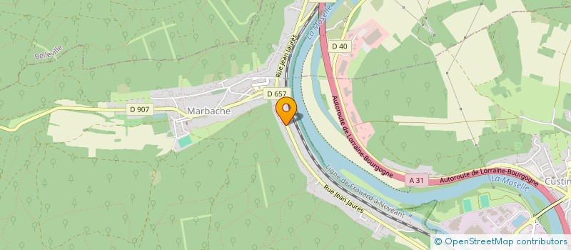 localisation de l'entreprise ENTREPRISE DAVID DASSULE  MARBACHE