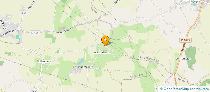 localisation de l'entreprise ENTREPRISE DAVID DELCAMPE  CHATONNAY