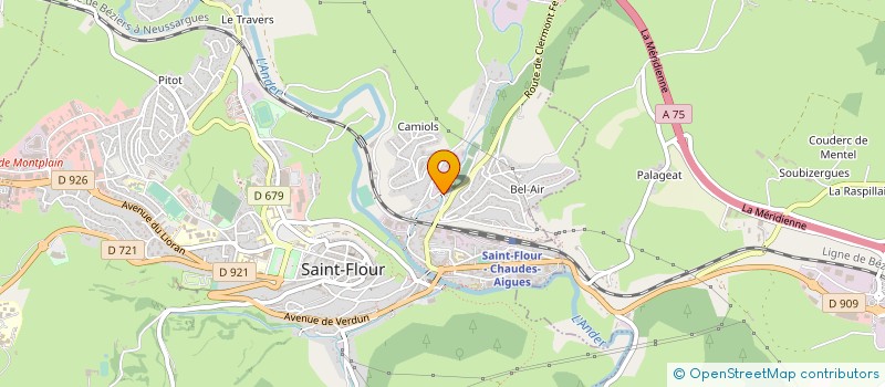 localisation de l'entreprise ENTREPRISE DAVID GRECO à SAINT-FLOUR