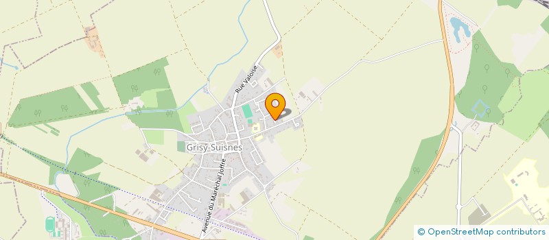 localisation de l'entreprise ENTREPRISE DAVID SCHRIVE  GRISY-SUISNES