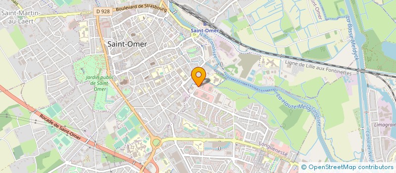 localisation de l'entreprise ENTREPRISE DE BACKER à LONGUENESSE