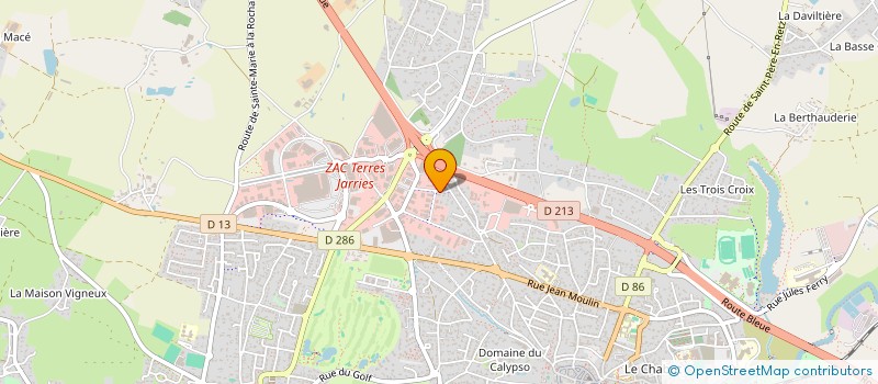 localisation de l'entreprise ENTREPRISE DE BATIMENT BAYLE à PORNIC