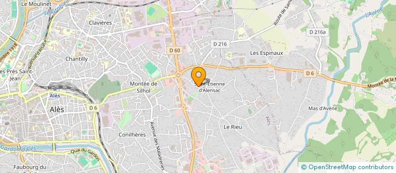 localisation de l'entreprise ENTREPRISE DE BATIMENT BELLE PIERRE à ALES