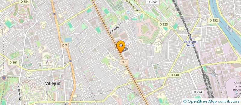 localisation de l'entreprise ENTREPRISE DE BATIMENT CORREIA PERE FILS à VITRY-SUR-SEINE