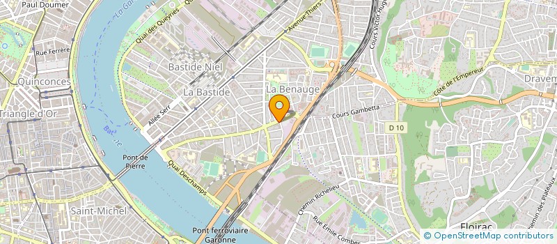 localisation de l'entreprise ENTREPRISE DE BATIMENT D'AQUITAINE à BORDEAUX