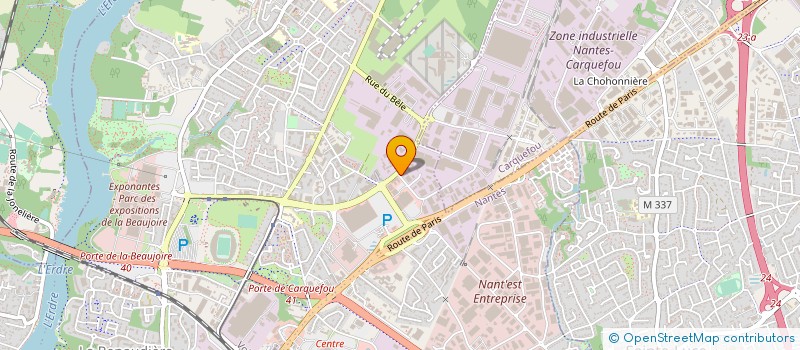 localisation de l'entreprise ENTREPRISE DE BATIMENT DE L ATLANTIQUE à NANTES