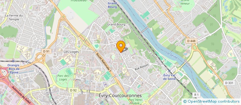 localisation de l'entreprise ENTREPRISE DE BATIMENT EPNEC SARL à EVRY-COURCOURONNES