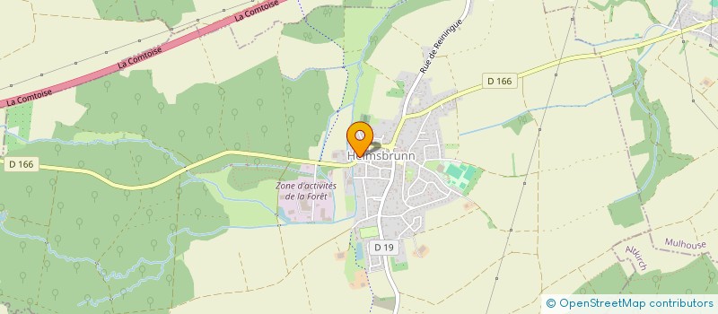 localisation de l'entreprise ENTREPRISE DE BATIMENT ET DE TP SERAFINI  HEIMSBRUNN