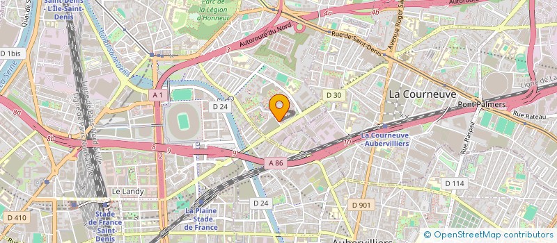 localisation de l'entreprise ENTREPRISE DE BATIMENT ET RENOVATION à SAINT-DENIS