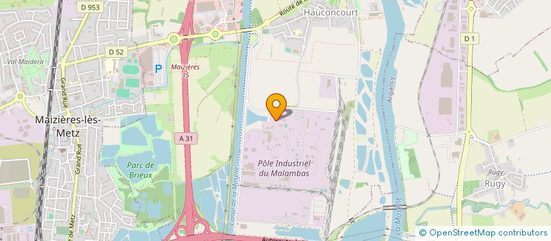 localisation de l'entreprise ENTREPRISE DE BATIMENT ET TRAVAUX PUBLICS DE LA MOSELLE à HAUCONCOURT