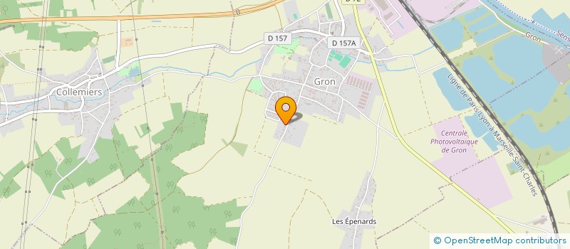 localisation de l'entreprise ENTREPRISE DE BATIMENT GIZARD FREDERIC  GRON