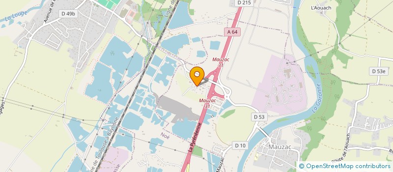 localisation de l'entreprise ENTREPRISE DE BATIMENT J.GONZALEZ  MAUZAC