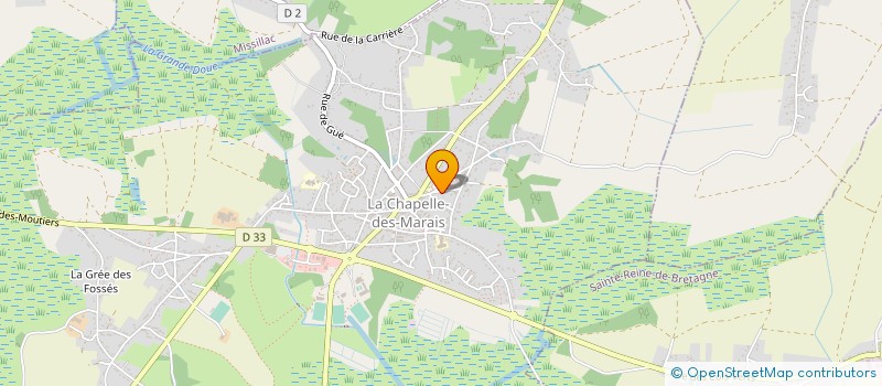 localisation de l'entreprise ENTREPRISE DE BATIMENT JOSSE à LA CHAPELLE-DES-MARAIS