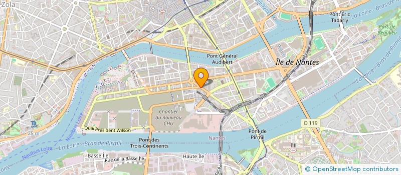 localisation de l'entreprise ENTREPRISE DE BATIMENT LE SAUX à NANTES