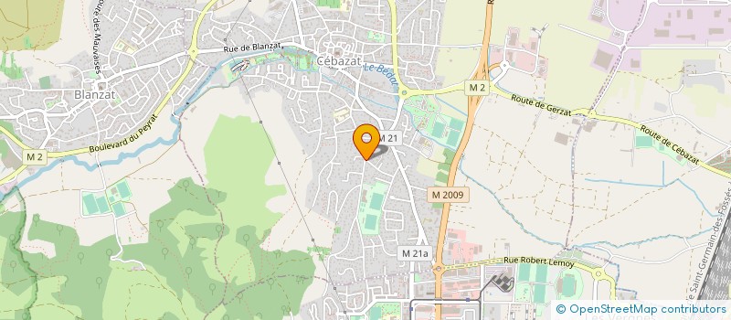 localisation de l'entreprise ENTREPRISE DE BATIMENT NAZLIM  CEBAZAT