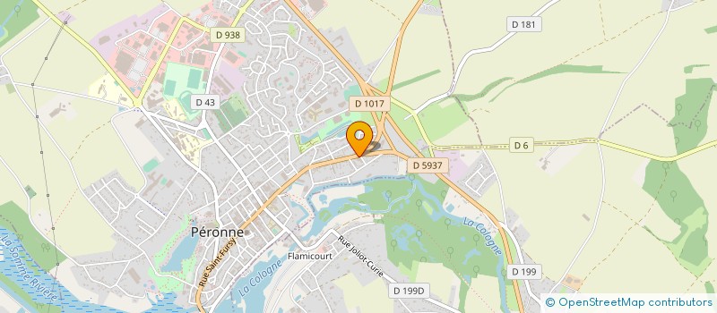 localisation de l'entreprise ENTREPRISE DE BATIMENT  PAJOT  PERONNE