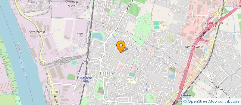 localisation de l'entreprise ENTREPRISE DE BATIMENT SENOUCI  BASSENS