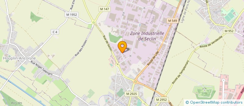 localisation de l'entreprise ENTREPRISE DE BATIMENT SERVICE à SECLIN