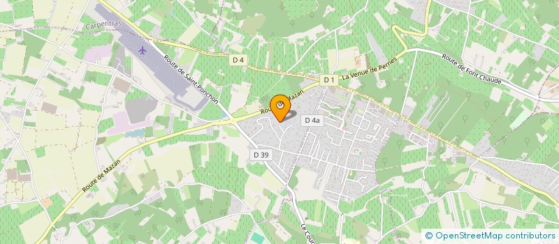 localisation de l'entreprise ENTREPRISE DE CARRELAGE ET FINITIONS à LE THOR