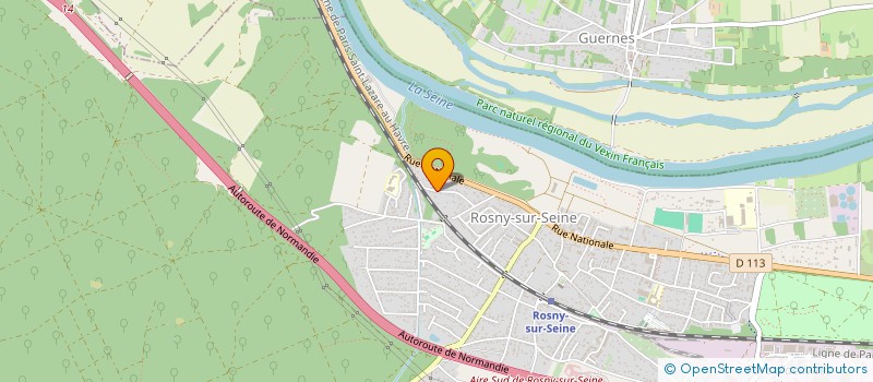 localisation de l'entreprise ENTREPRISE DE CASTRO  ROSNY-SUR-SEINE