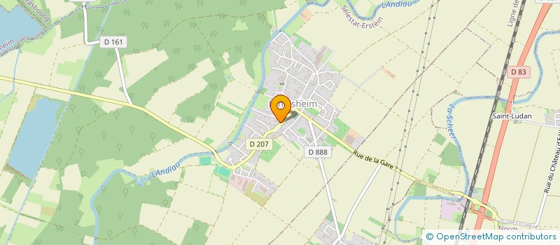 localisation de l'entreprise ENTREPRISE DE CHARPENTE FOESSEL à BOLSENHEIM