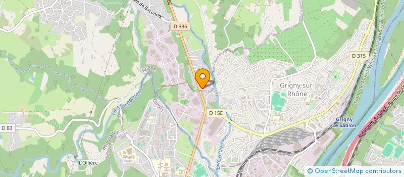 localisation de l'entreprise ENTREPRISE DE CHAUFFAGE PLOMBERIE SANITAIRE  MONTAGNY