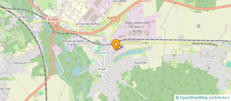 localisation de l'entreprise ENTREPRISE DE COMMERCE ELECTRONIQUE  BREUIL-LE-SEC