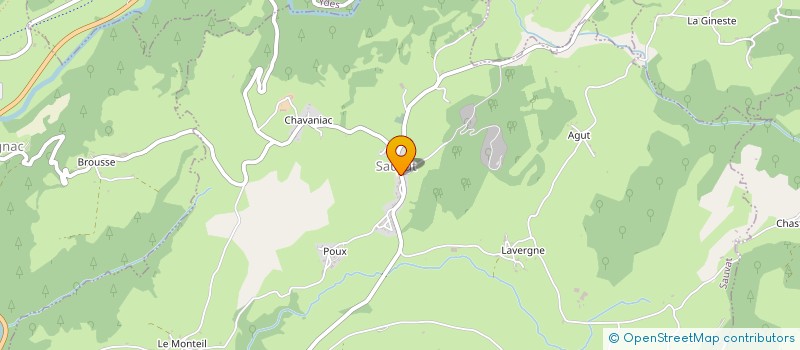 localisation de l'entreprise ENTREPRISE DE CONCASSAGE ET TRAVAUX à SAUVAT