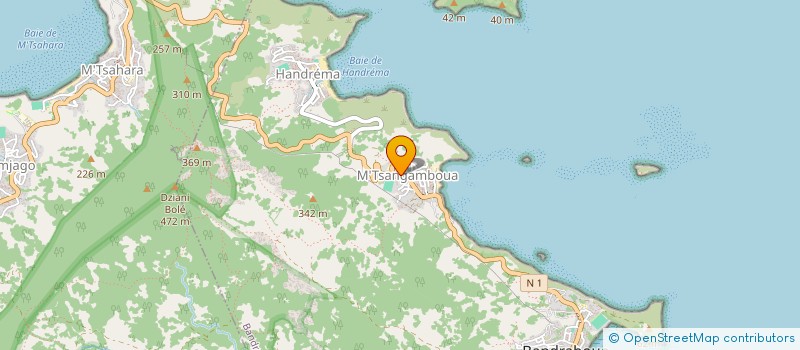 localisation de l'entreprise ENTREPRISE DE CONSTRUCTION DE BATIMENT ET DE TRAVAUX PUBLICS DE MAYOTTE à BANDRABOUA
