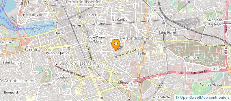 localisation de l'entreprise ENTREPRISE DE CONSTRUCTION DE TERRASSEMENT ET DE RENOVATION à MARSEILLE