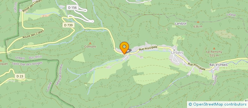 localisation de l'entreprise ENTREPRISE DE CONSTRUCTION DEREANI SARL  URBEIS