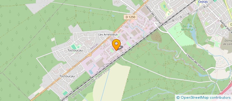 localisation de l'entreprise ENTREPRISE DE CONSTRUCTION ET RENOVATION DE L'HABITAT à CESTAS