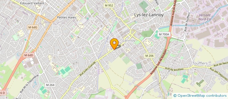 localisation de l'entreprise ENTREPRISE DE CONSTRUCTION HEMOISE  HEM