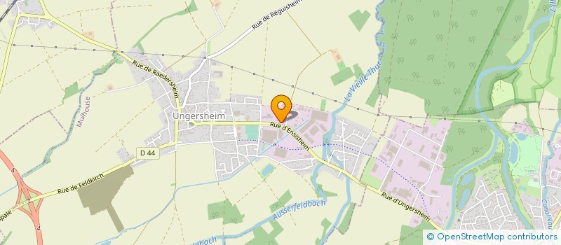 localisation de l'entreprise ENTREPRISE DE CONSTRUCTION JOSEPH WAGNER  UNGERSHEIM