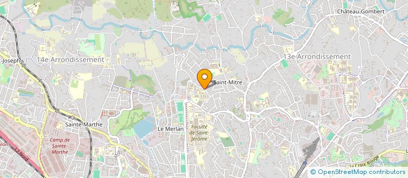 localisation de l'entreprise ENTREPRISE DE CONSTRUCTION MARSEILLAISE  MARSEILLE 13