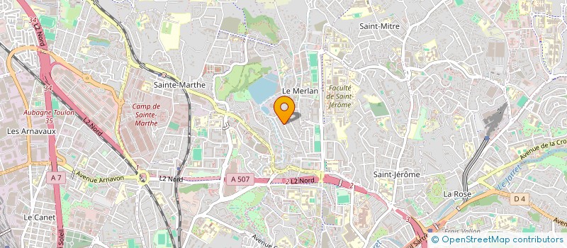 localisation de l'entreprise ENTREPRISE DE CONSTRUCTION PARA à MARSEILLE