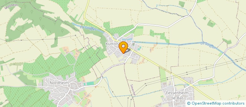 localisation de l'entreprise ENTREPRISE DE CONSTRUCTION WIMMER à KUTTOLSHEIM