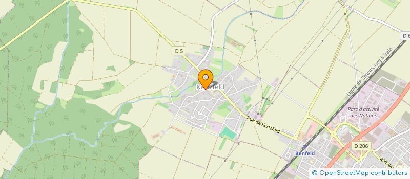 localisation de l'entreprise ENTREPRISE DE CONSTRUCTIONS LUTTER  KERTZFELD