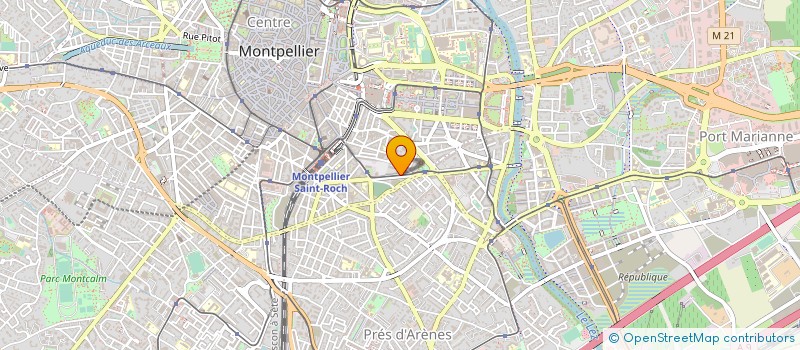 localisation de l'entreprise ENTREPRISE DE DEVELOPPEMENT DES ENERGIES NOUVELLES à MONTPELLIER