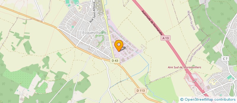localisation de l'entreprise ENTREPRISE DE FONDATIONS ET DE TERRASSEMENTS à ECQUEVILLY