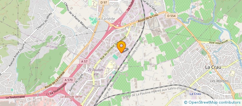 localisation de l'entreprise ENTREPRISE DE GARDIENNAGE ET SECURITE-EGS à LA FARLEDE