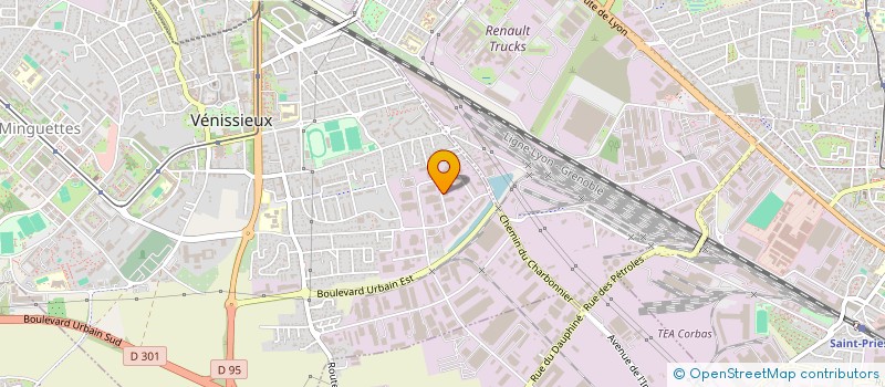 localisation de l'entreprise ENTREPRISE DE GASPARIS  VENISSIEUX