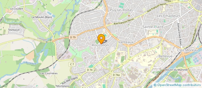localisation de l'entreprise ENTREPRISE DE GESTION ET CONSEIL FRANCE à LIMOGES