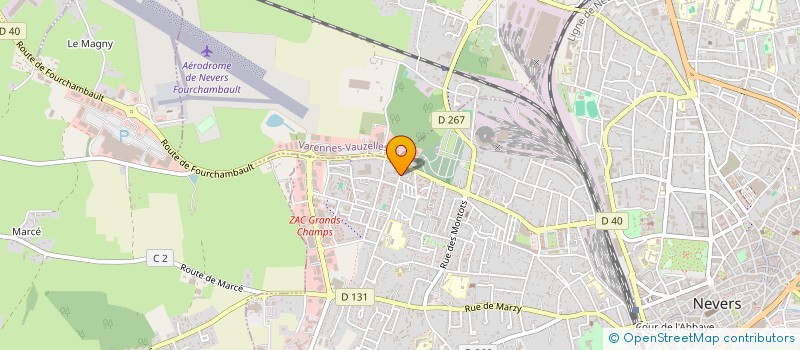 localisation de l'entreprise ENTREPRISE DE GESTION IMMOBILIERE-58 à NEVERS