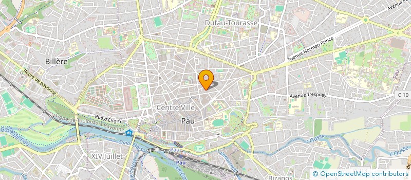 localisation de l'entreprise ENTREPRISE DE LOCATION DE VEHICULES à PAU