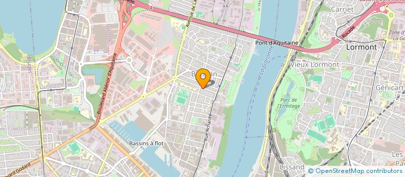 localisation de l'entreprise ENTREPRISE DE MACONNERIE 2RPE à BORDEAUX