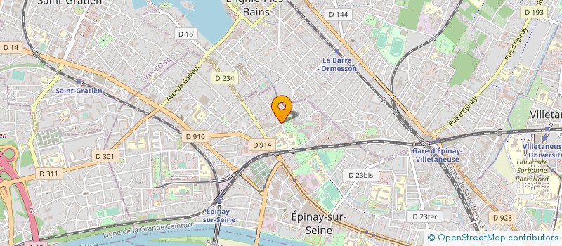 localisation de l'entreprise ENTREPRISE DE MACONNERIE  EPINAY-SUR-SEINE